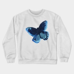 Black and Blue Butterfly Crewneck Sweatshirt